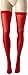 Leg Avenue Women's Opaque Nylon Thigh High Stockings
