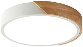 TopDeng Modern LED 18w Ceiling Light Fixture Flush Mount, Dimmable Round 12 inches Ceiling lamp Bedroom Kids Room Living Room Balcony-Warm Light-D 30x5cm