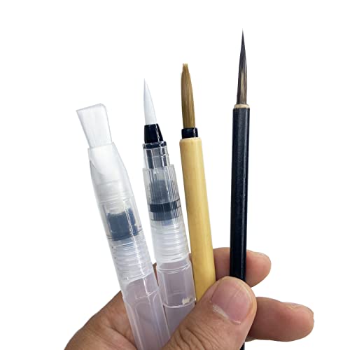 AOVOA Zen Meditation Board, Painting with Water for Relaxing, Mindfulness & Meditation Practice, Zen Meditation Gifts with Brushes and Stenciles