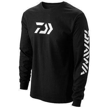 Daiwa 64052103 Vector Print Long Sleeve T-Shirt Black, Large