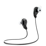 Bluetooth Headphones,Start SJSW Wireless Bluetooth V4.1 Stereo Earphones,Wireless Noise Cancelling Sweatproof Sports Earbuds with Built-in Mic for iPhone and Smart Phones Black