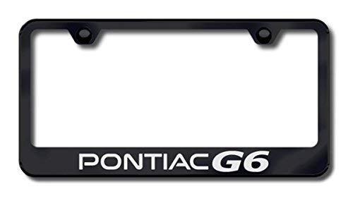 Au-tomotive Gold Pontiac G6 Black Stainless Steel License Plate Frame (Certified Refurbished)