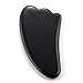 Jovivi Gua Sha Scraping Massage Tool, Natural Black Obsidian Triangle-Shape Guasha Board Traditional Scraper Tool for Body Spa Skinthumb 4