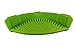 SIMPLE STRAINER - The Best Clip-on Green Silicone Pasta Strainer - Dishwasher Safe Colander Perfect For Draining Pasta, Vegetables, Potatoes, etc. - Universal Fit by Profectus Products