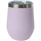 Sip + Sea Antigua 12oz Stainless Steel Wine Tumbler with Ceramic Lining & Lid – Stemless, Double-Wall Vacuum Insulated Drinkware