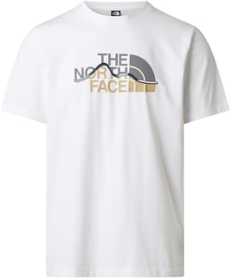 - T-Shirt Standard Mountain Line Graphic pour Homme - TNF White, M