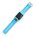 kwmobile Watch Band Compatible with Tomtom Adventurer/Runner 3/Spark 3/Golfer 2 - Watch Band Replacement Silicone Strap - Light Blue