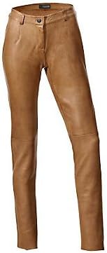 cognac leather pants