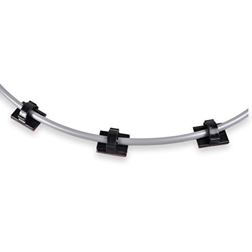image for Cable Clips, Conwork Adhesive Wire Management Clamps, Desktop Cord Hol