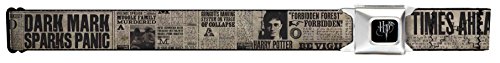 Harry Potter Newspaper Headlines Seatbelt Belt