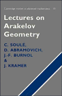 Arakelov Geometry, Soule, C. and Abramovich, D., 0521416698