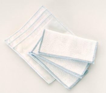 Baby Wash Cloths - 12 pack - White