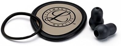 3M Littmann Stethoscope Spare Parts Kit, Lightweight II S.E., Black, 40020