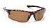 Coyote Eyewear Polar Lite Glacier Polarized Sport Sunglasses, Tortoise, Copper