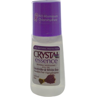 Crystal Roll On Deodorant Lavender and White Tea - 2.25 fl oz
