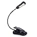 LuminoLite Rechargeable Warm& White LED Book Light, Easy Clip on Reading Lights for Reading in Bed. 9 Brightness Levels, 2.1 oz Lightweight, up to 60 Hours Reading. Perfect for Bookworms & Kids