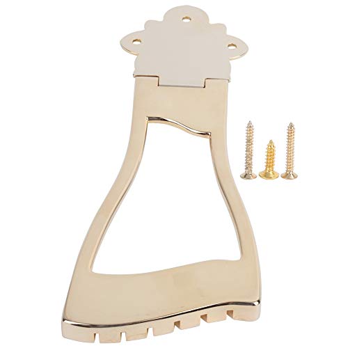 Guitar Bridge Tailpiece Archtop, Bridge for Hollow Jazz Archtop Guitar Smooth Musical Instrument Accessories Guitar Trapeze Tailpiece Performance Accessory Musical Instrument Accessories