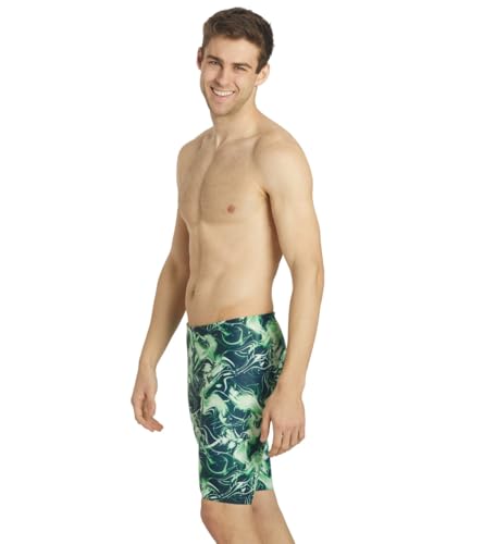 iSwim Men's Lite Swimsuit Jammer Breeze Green