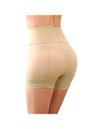 Defitshape - Bragas acolchadas de cintura alta para mujer