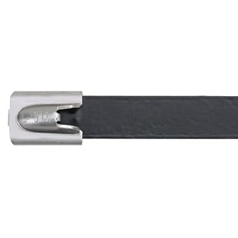 Amazon パンドウイット Mltタイプ フルコーティングステンレススチールバンド Sus316 コーティング部分 ポリエステル 黒 幅8 1mm 長さ259mm 50本入り Mltfc2 7h Lp316 ケーブルアクセサリ 産業 研究開発用品 通販