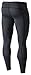 TSLA TM-MUP19-CHC_Large Men's Compression Pants Baselayer Cool Dry Sports Tights Leggings MUP19