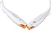 White Wireless Bluetooth Version 4.0+EDR HV-800 Neckband Sport Stereo Universal Headset Headphone for Smartphone