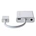 CableCreation HDMI to VGA Adapter, HDMI Male to VGA Female Converter, for PC Laptop Notebook HD DVD and More, White Color