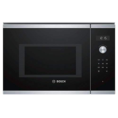 Bosch Serie 6 BFL554MS0 micro-onde Integre Micro-onde simple 25 L 900 W Noir, Acier inoxydable