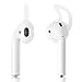 Apple Airpods Covers EarPods Covers and Hooks Attachment for iPhone Earphones Headphones Earbuds (2 Pairs - White) with Storage Box - TOPGO