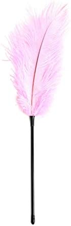 JTWJ Feather Ostrich Hair Feathers Sweeping Teasing Teasing Alternative (Color : Pink)