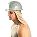 Cooling Hard Hat Neck Shade, w/Terry Sweatband, One Size, Khaki, 971 by OccuNomix