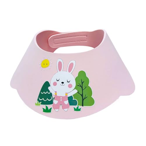 Shower Visor for Kids,Kids Hair Washing Shield - Adjustable Head Cover Eye Ear Protector No Tears Waterproof for Shampoo Elderly Safety Pet Salon Rinsing Hospital Travel Bathroom