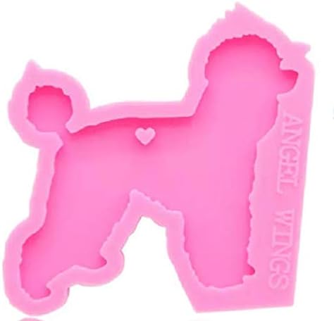 Mixed Media - Poodle Dog Family Silicone Mold,Poodle mold,Poodle silicone mold, Poodle Mould, Poodle cake mould, Poodle fondant mold, Poodle silicone mould,Poodle resin mold,resin Poodle mold,Poodle keychain mold