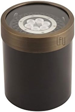 LFU Brass Constructed Well/In-Ground Light Available. Low Voltage. Antique Bronze Finished. (1, Augusta)