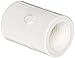Spears 435 Series PVC Pipe Fitting, Adapter, Schedule 40, White, 1/2
