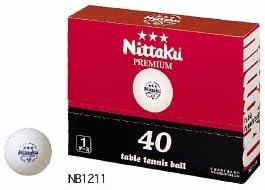 Amazon Nittaku ニッタク 3スター プレミアム 硬球 40mm ホワイト 1ダース Nb 1211 セルロイド製 ニッタク Nittaku ボール