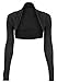 ZJ Clothes Womens Long Sleeved Bolero Shrug Size 8-22 Black