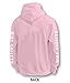 Riot Society Shark Hibiscus Mens Embroidered Hoodie - Pink, Small
