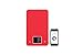 Smart Kitchen Scale with Bluetooth function to look up recipes, take ingredient measurements, view nutritional information, log daily calorie intake and timer on Iphone, Ipad (Red) BlueAnatomy