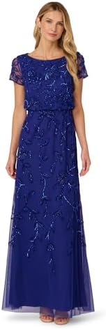amazon adrianna papell long dresses Amazon.com: Adrianna Papell Long Printed Gown Blue Multi 4 : Clothing,  Shoes & Jewelry