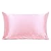 Ravmix Silk Pillowcase for Hair and Skin, 21Momme, with Hidden Zipper, Both Sides Silk, 1PCS, Standard Size 20×26inches, Pink