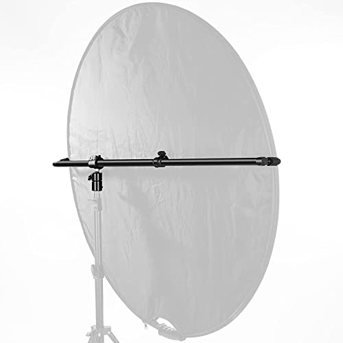 NEEWER Ausziehbarer Reflektorhalter Arm, Fotostudio 27,9° - 47,2° Boom Arm