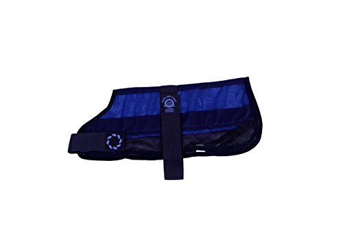 Animate Cooling Dog Coat and Bag, Medium, 16-Inch, Navy