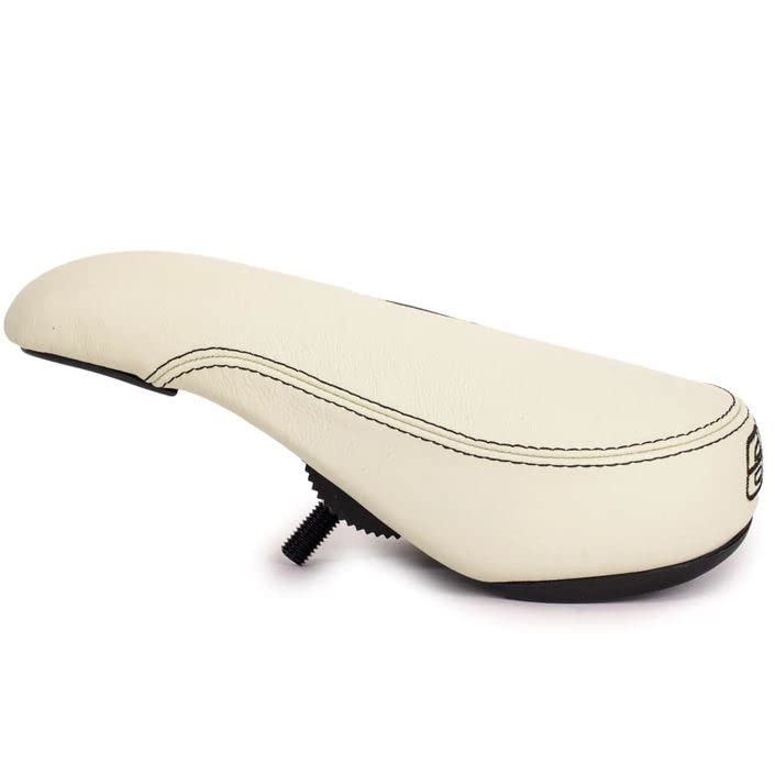 Eastern Bikes Pivotal Mounting Style Bicycle Seat (Leather, White)