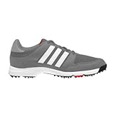 adidas Men's Tech Resonse 4.0 Golf Shoe,Iron/White/Black,12 M US
