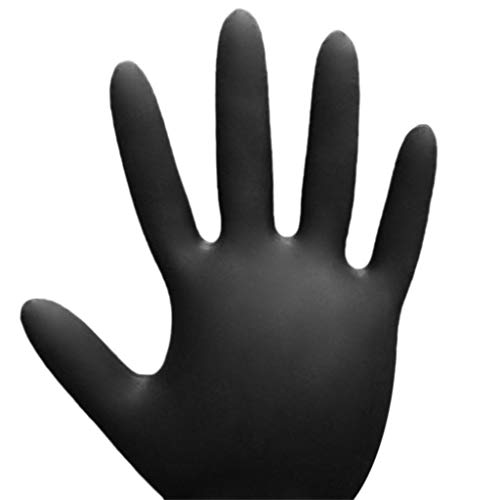 Latex Free Industrial Disposable Gloves, Textured, Powder-Free, Large Medical Examination Glove, Box of 100