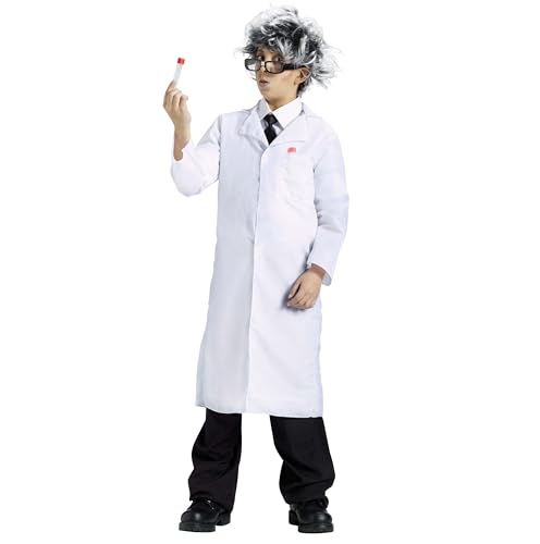 Fun World White Lab Coat Costume, Size Large 12-14