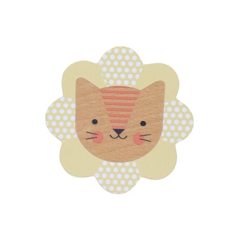 Petit Collage Friends Lion Rattle