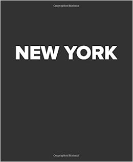 New York Black White Decorative Book To Stack On A Bookshelf