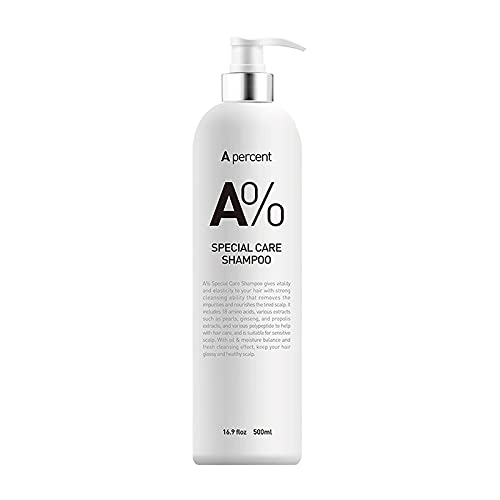 A% Special Care Shampoo 500ml (16.9 Fl.Oz) | Contains Amino Acid & Peptides | Deep Cleansing & Hypoallergenic | Natural-derived Ingredients | Rich & Soft Foam